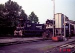 NS 2306 switches a cut of cars past the fuel racks